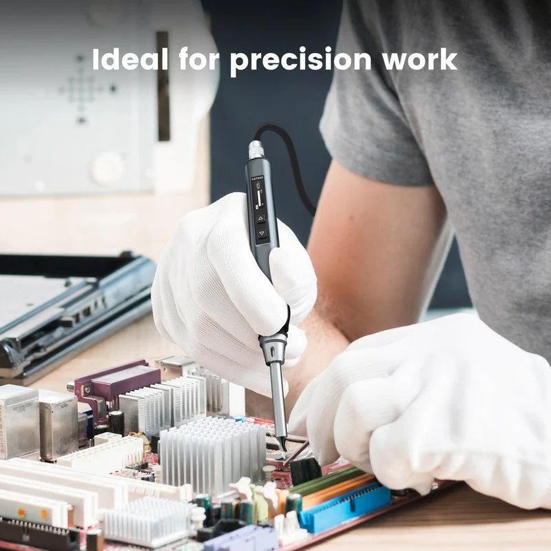 KETS02 Smart Digital Soldering Iron Kit 65W Programmable AU Plug