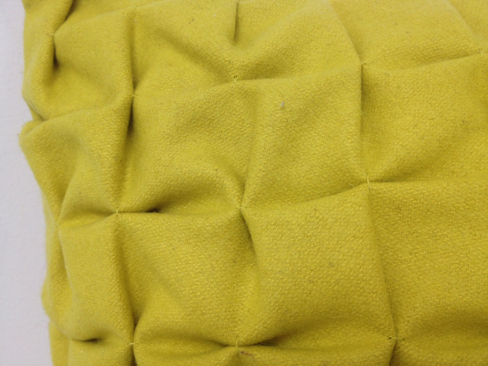 Pack of 4 Flux Mustard Yellow 3D Textured Cushion Covers, 45x45cm, Set