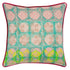 Pack of 4 Avia Fuchsia Cushion Covers, 45x45cm Cotton, Modern Retro Print Design
