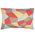 Pack of 4 Geo Beige Geometric Design Cushion Covers, Cotton, 40x60cm Set
