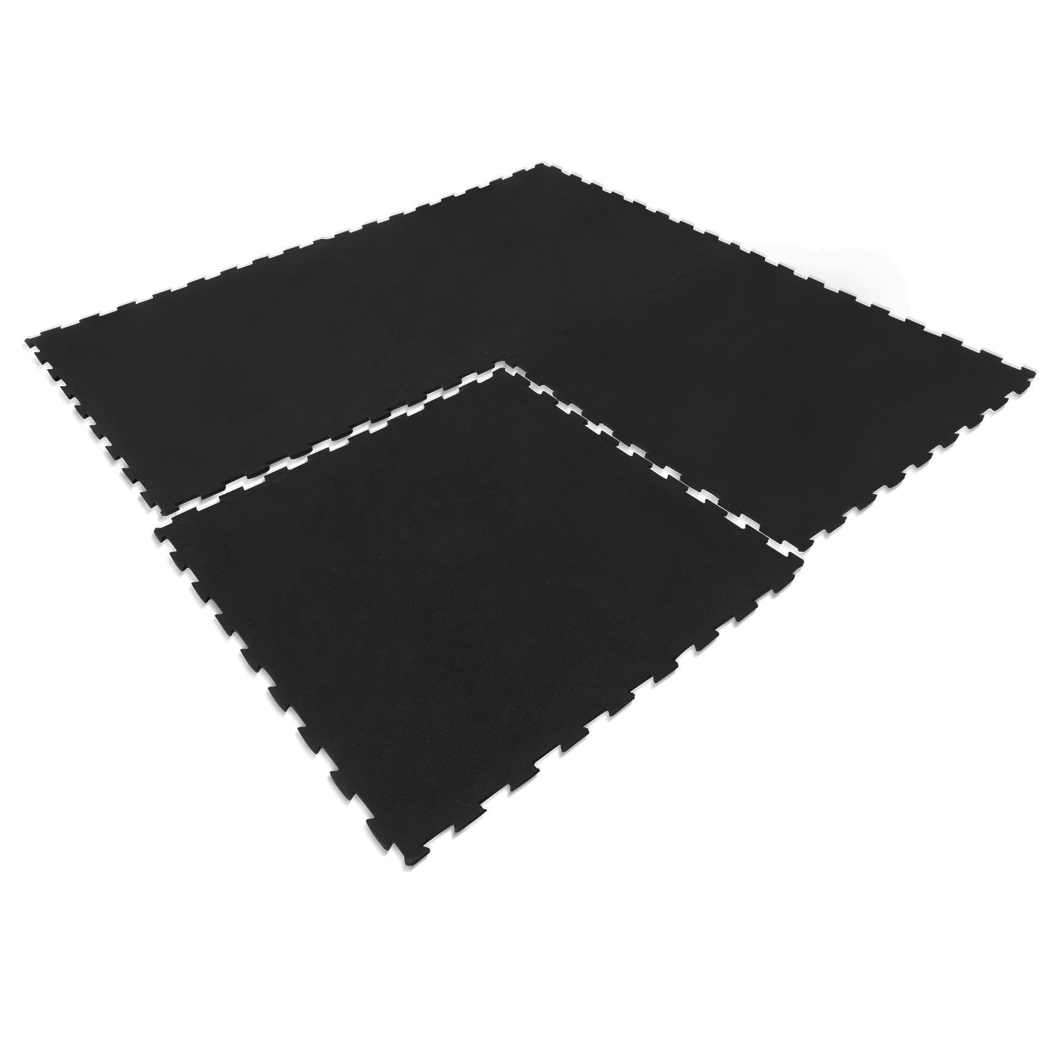 CORTEX 10mm Commercial Interlocking Rubber Gym Tile Mat 1m x 1m - Set of 36