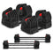 Revolock V2 80kg Pair Set Adjustable Steel Dumbbell Barbell All-in-One