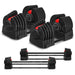 Revolock V2 80kg Pair Set Adjustable Steel Dumbbell Barbell All-in-One