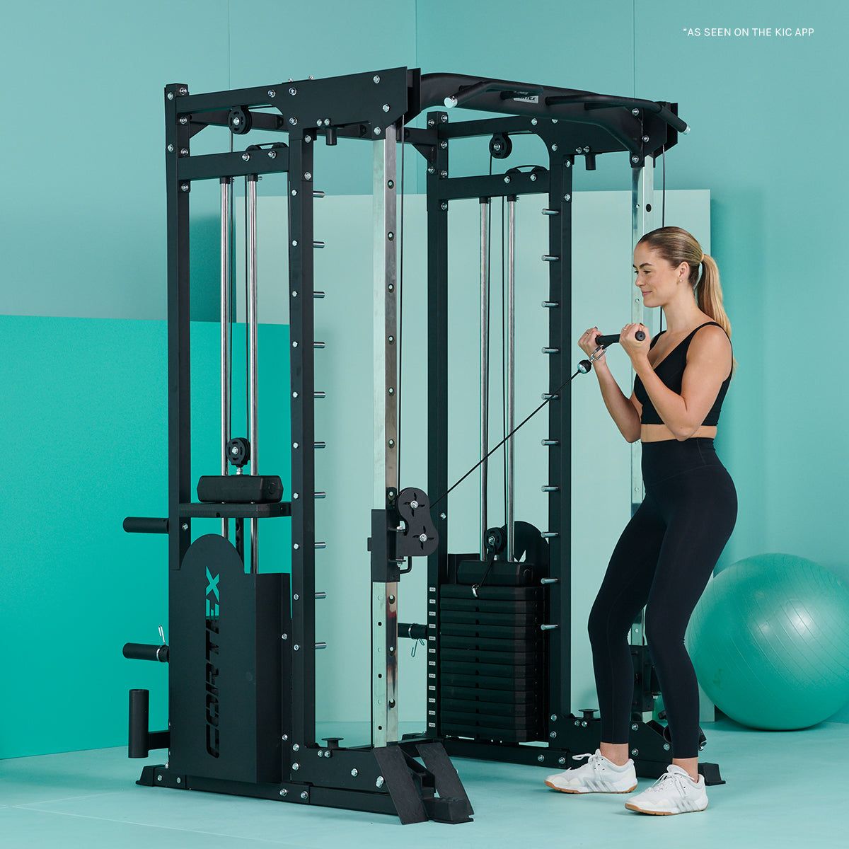 CORTEX SM25 Multi Gym Dual Stack Functional Trainer, Smith Machine, Half Rack