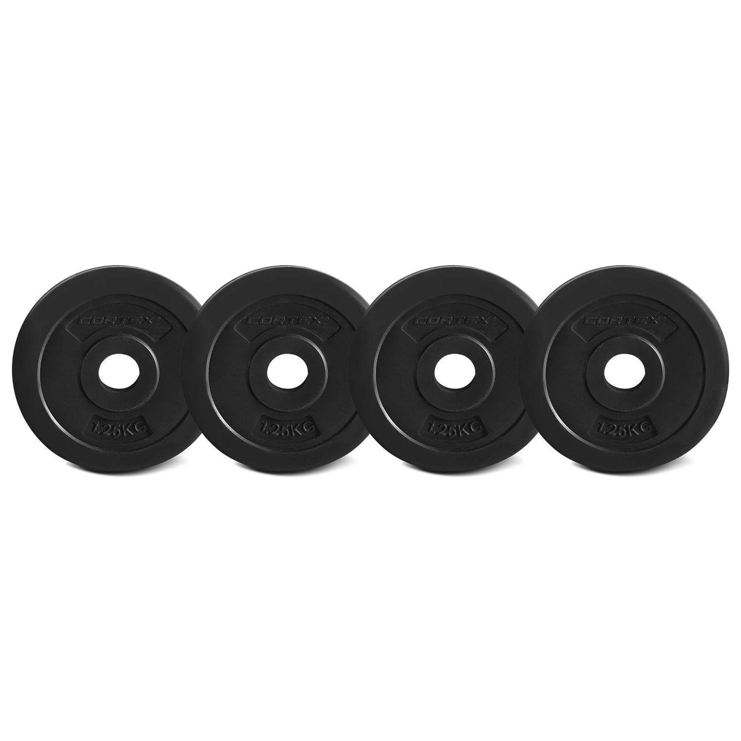 CORTEX 1.25kg EnduraShell Standard Weight Plates 25mm Set of 4