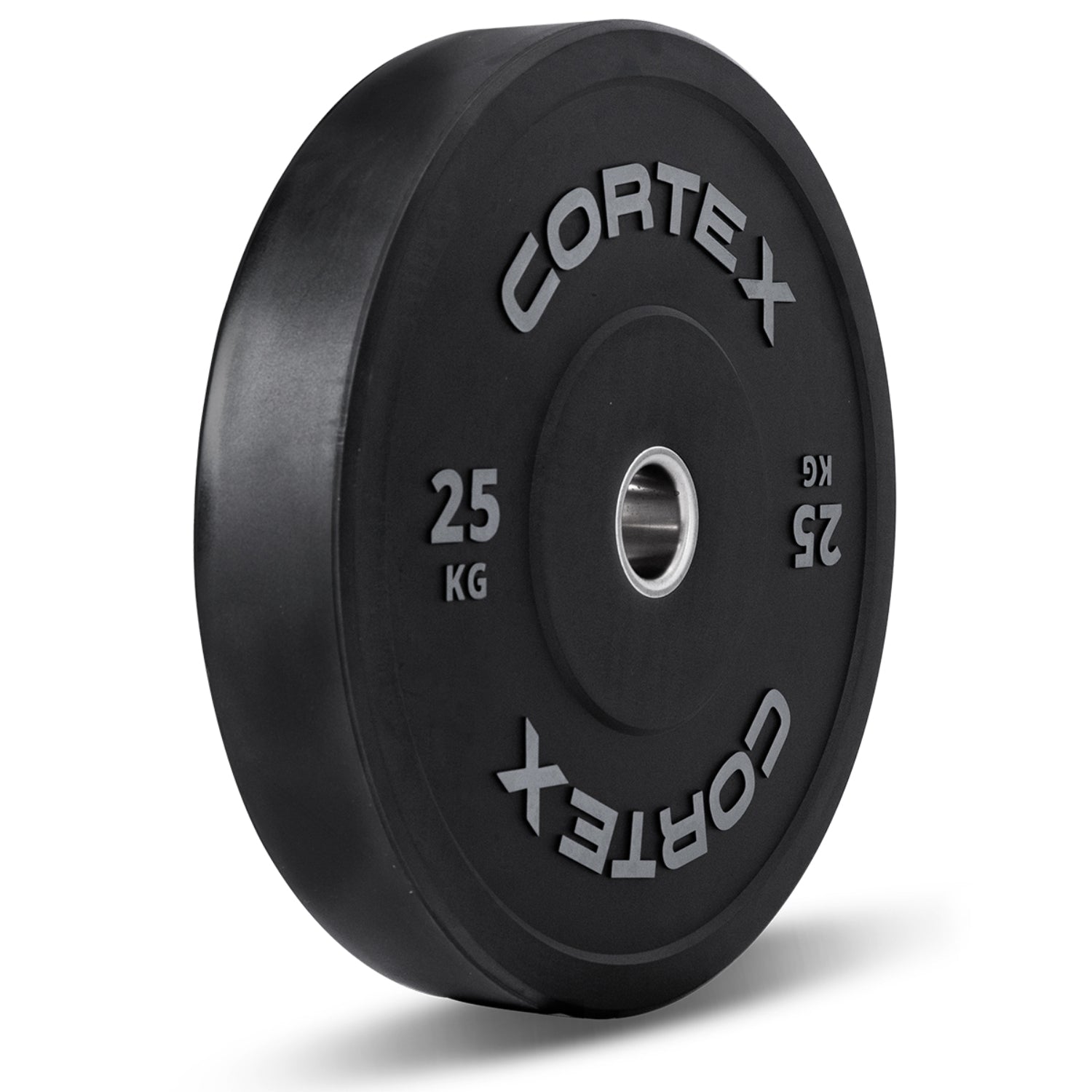 CORTEX 25kg Black Series V2 50mm Rubber Olympic Bumper Plate Pair