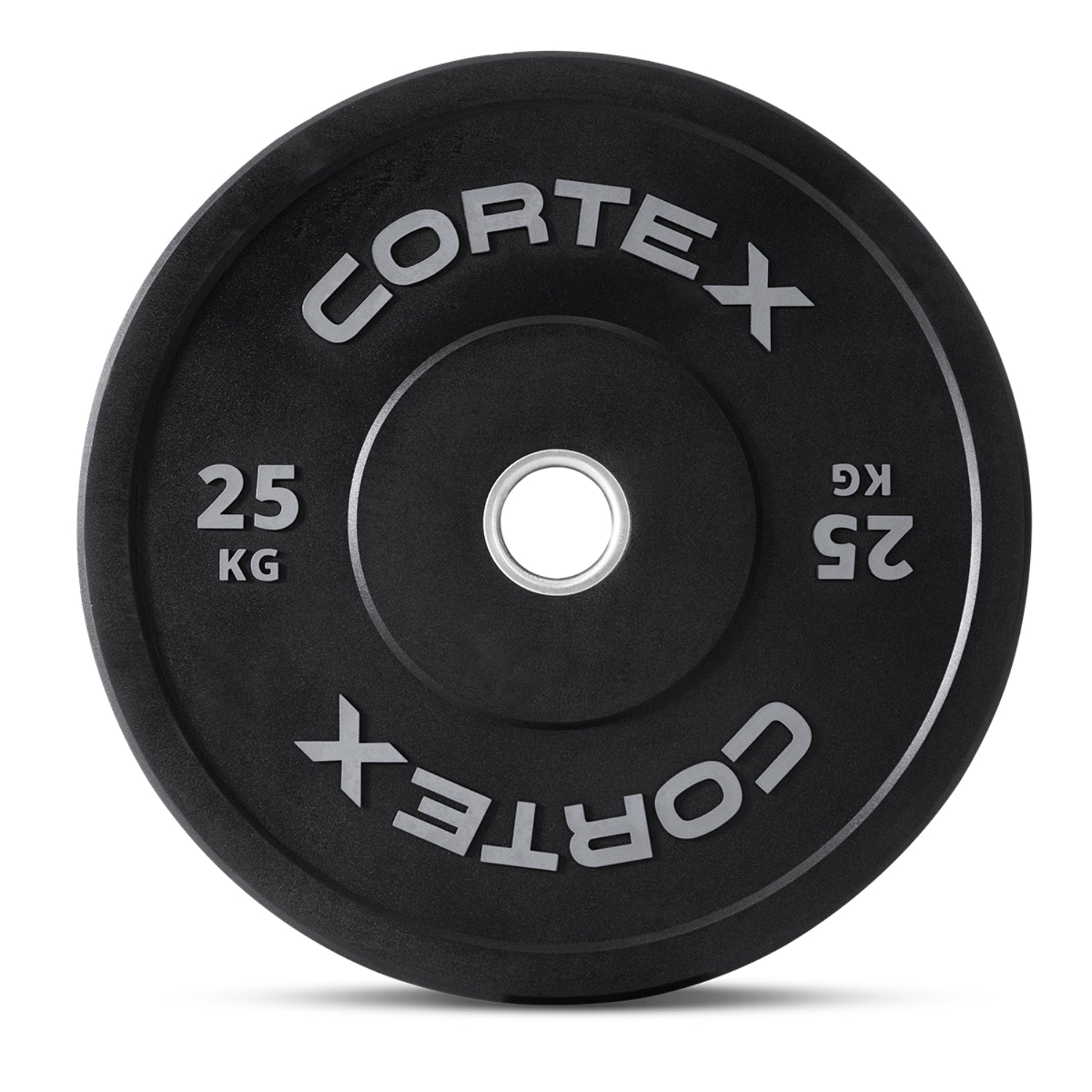 CORTEX 25kg Black Series V2 50mm Rubber Olympic Bumper Plate Pair