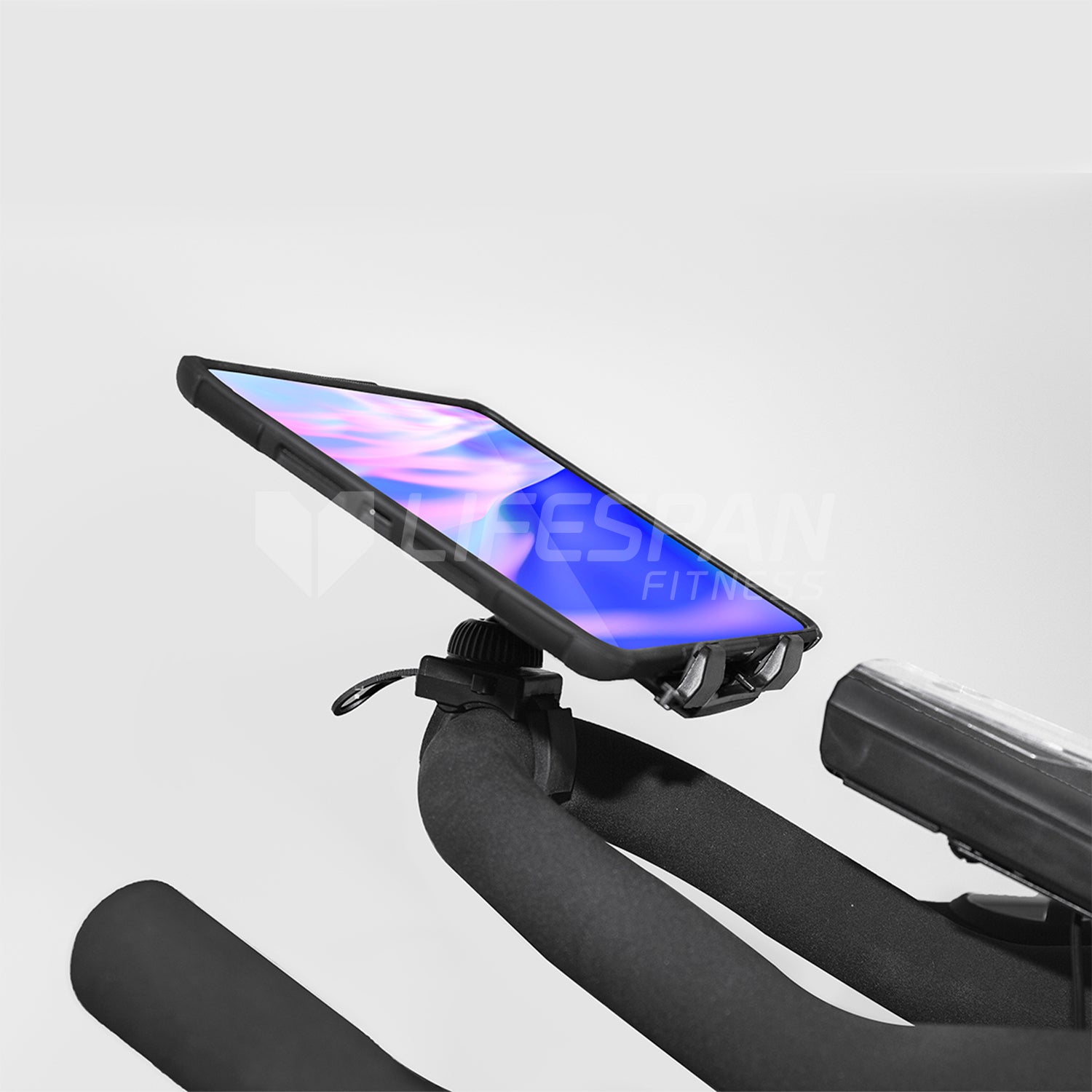 Lifespan Fitness Exercise Bike Phone/Tablet Holder Suits up to 30mm Handlebars