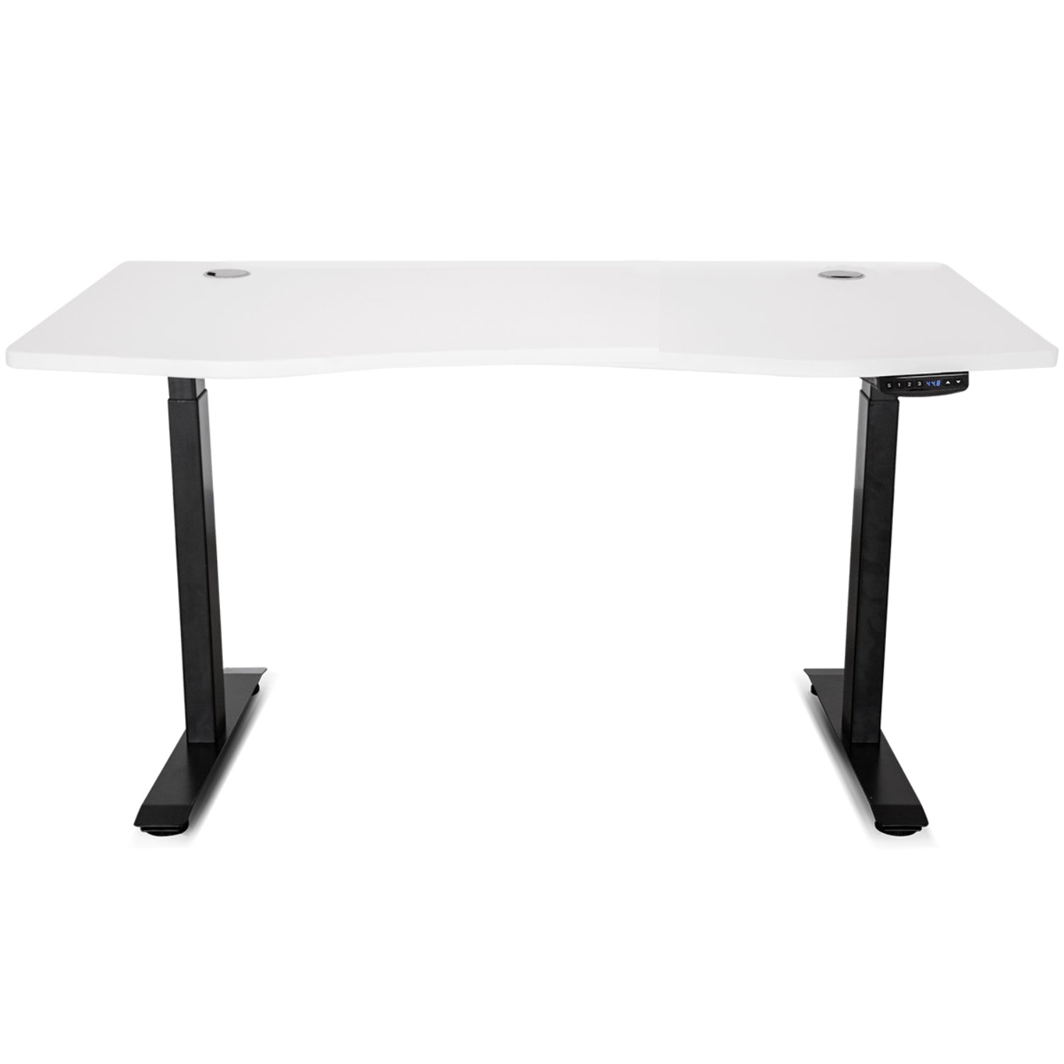 ErgoDesk AUTO Series Automatic Standing Desk 150cm in White & Black