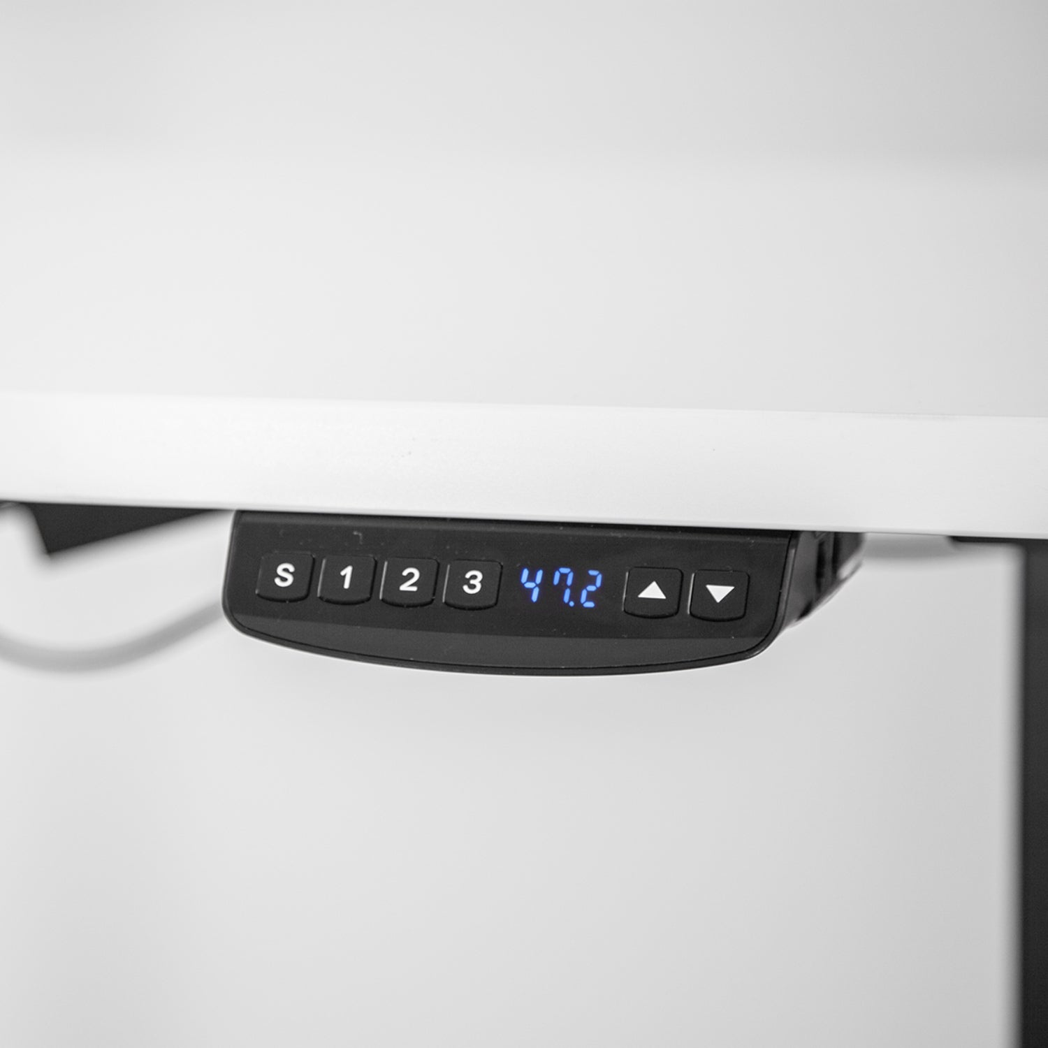 ErgoDesk AUTO Series Automatic Standing Desk 150cm in White & Black