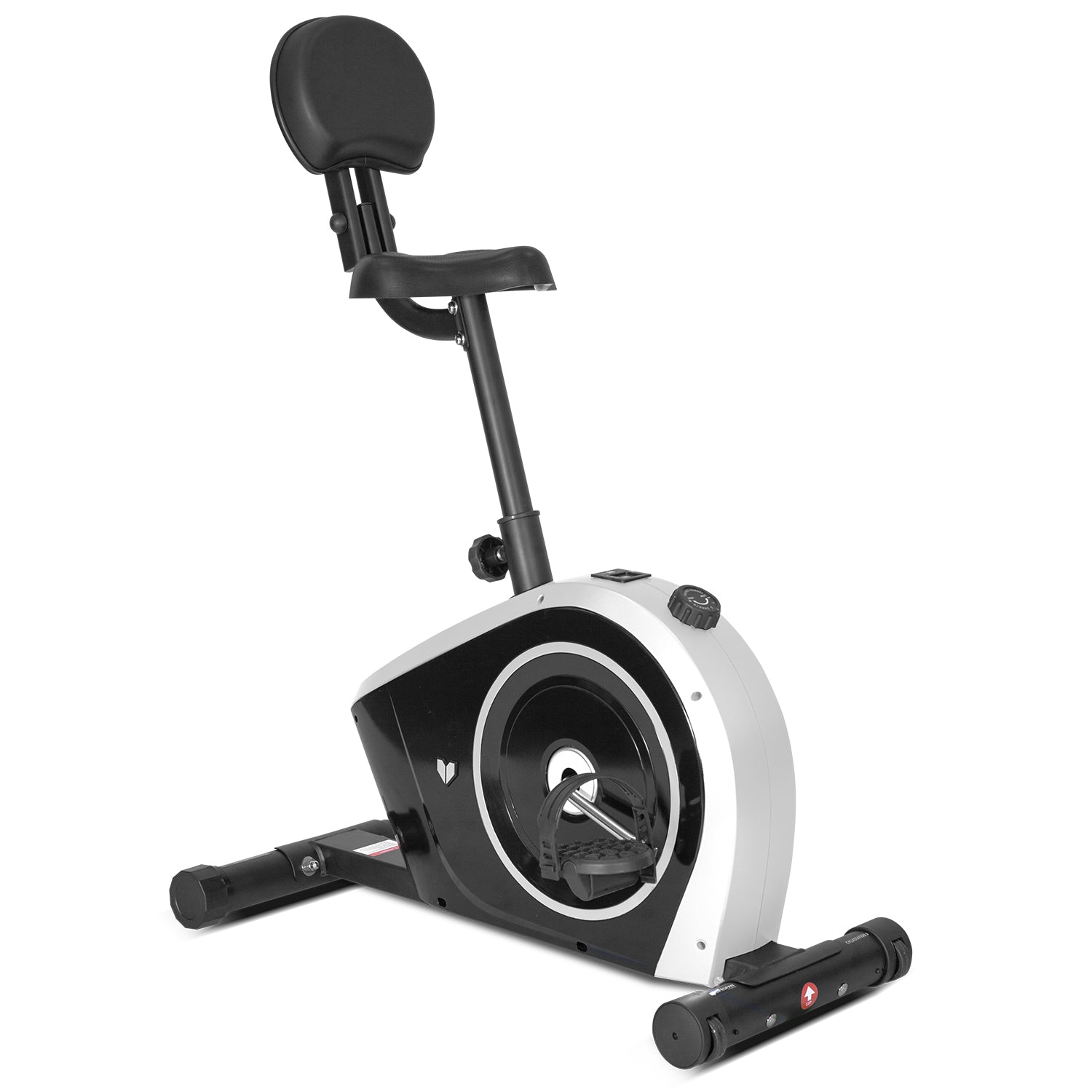 Lifespan Fitness Cyclestation 3 Exercise Bike with ErgoDesk Automatic Standing Desk 180cm in White/Black