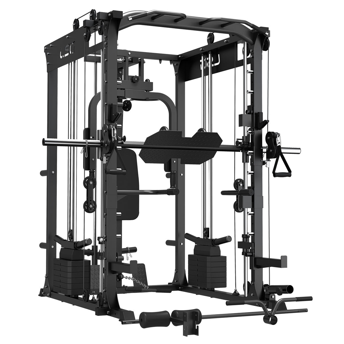 LSG GRK200 10-in-1 Home Gym Station, Power Rack, Smith Machine and Cable Crossover