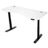 LSG Pacer M5 with Dual Motor Automatic Standing Desk 180cm in White/Black and Cable Management