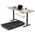 LSG Pacer M5 with Dual Motor Automatic Standing Desk 180cm in Oak/Black and Cable Management