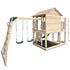 Kingston Cubby House Swing Set with 2.2m Green Slide