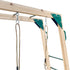 Kingston Cubby House Swing Set with 2.2m Green Slide