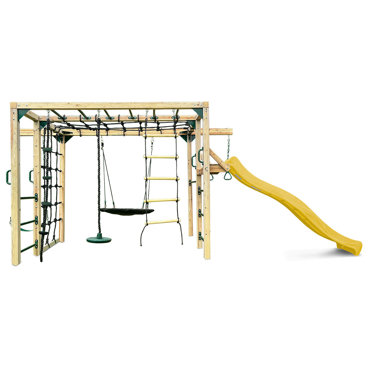 Orangutan Climbing Cube Jungle Gym Play Centre + Yellow Slide