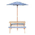 Sunset Picnic Table with Umbrella