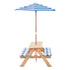 Sunset Picnic Table with Umbrella
