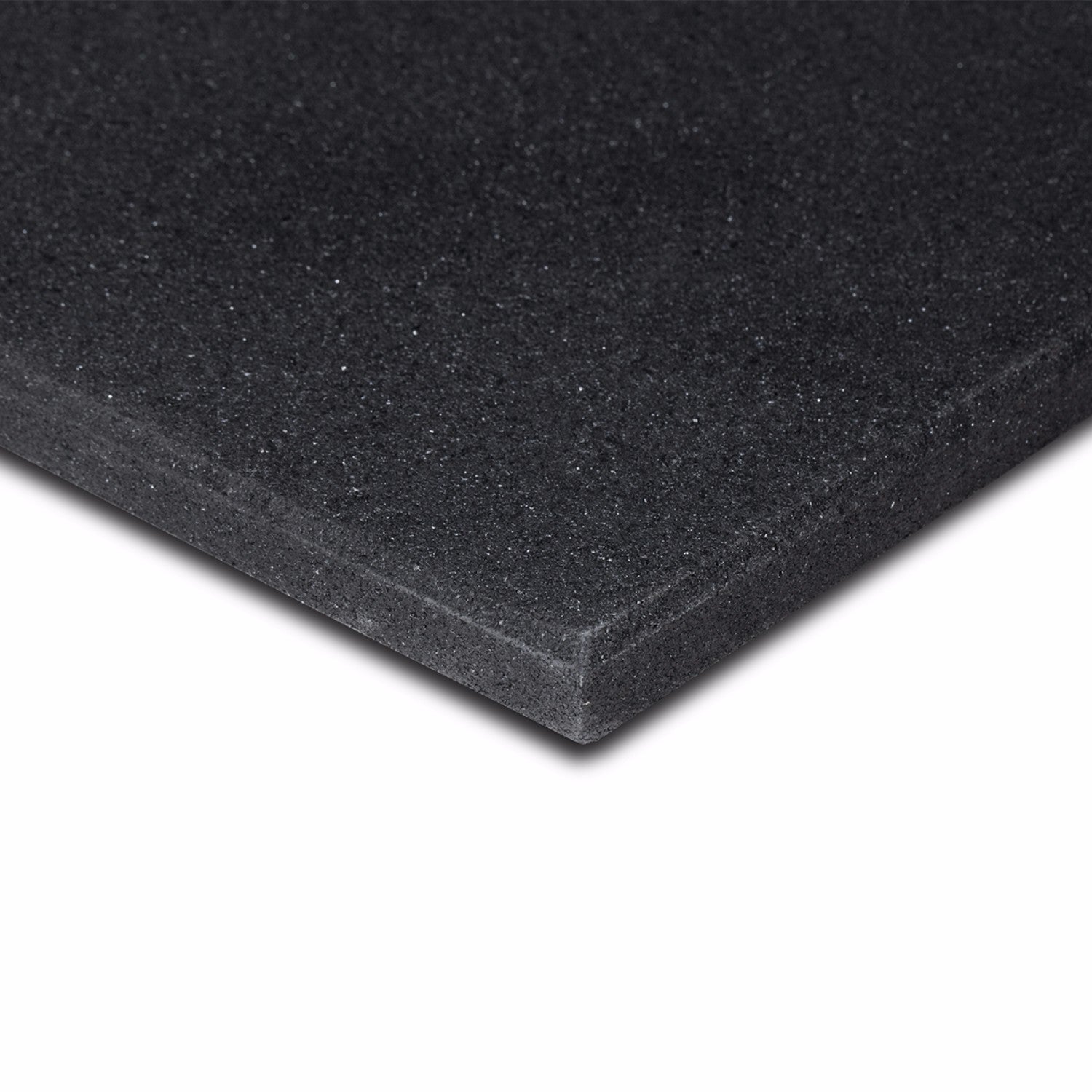 15mm Commercial Bevelled Edge Rubber Gym Tile Mat (1m x 1m)