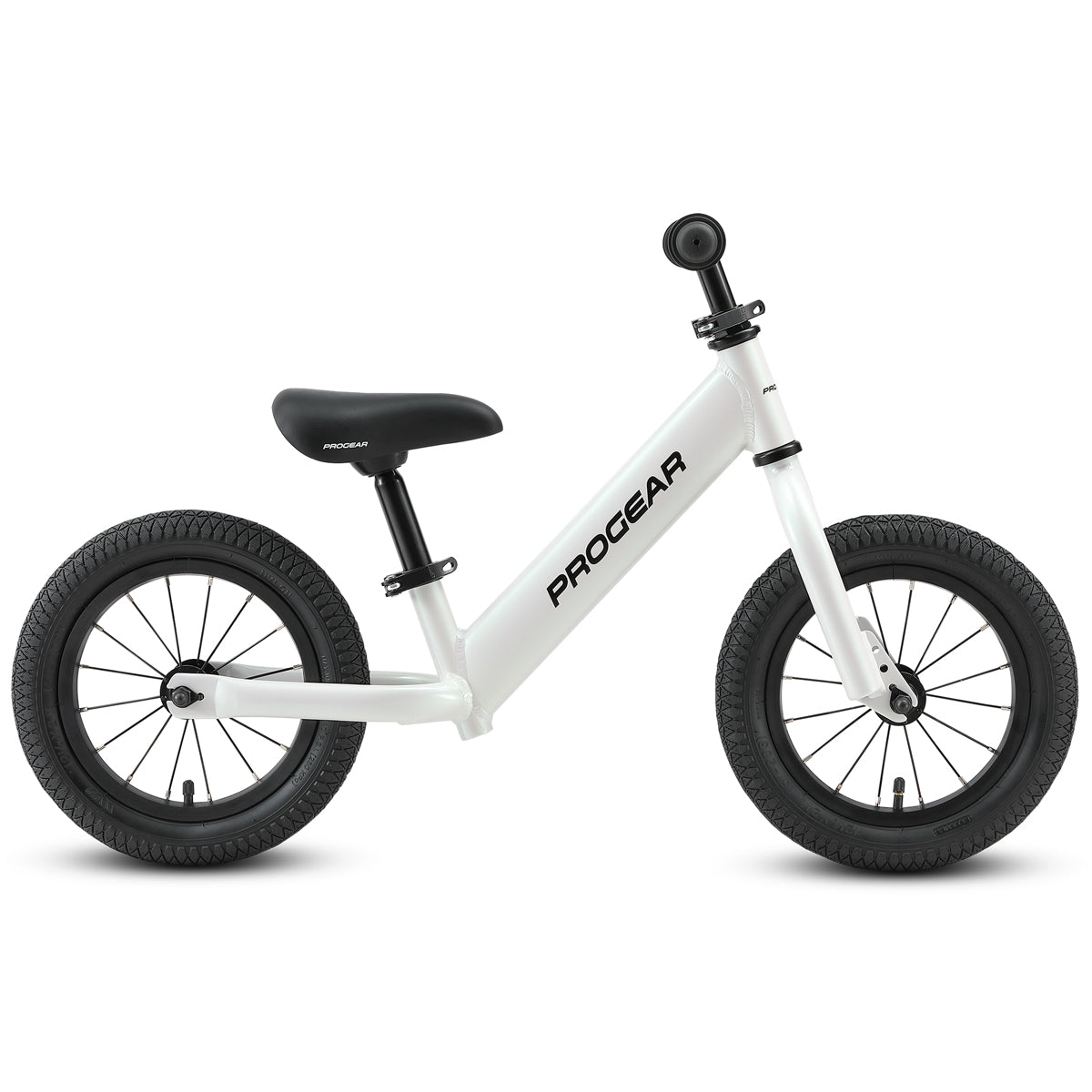 Progear DuraLite Kids Balance Bike 12" - Pearl White