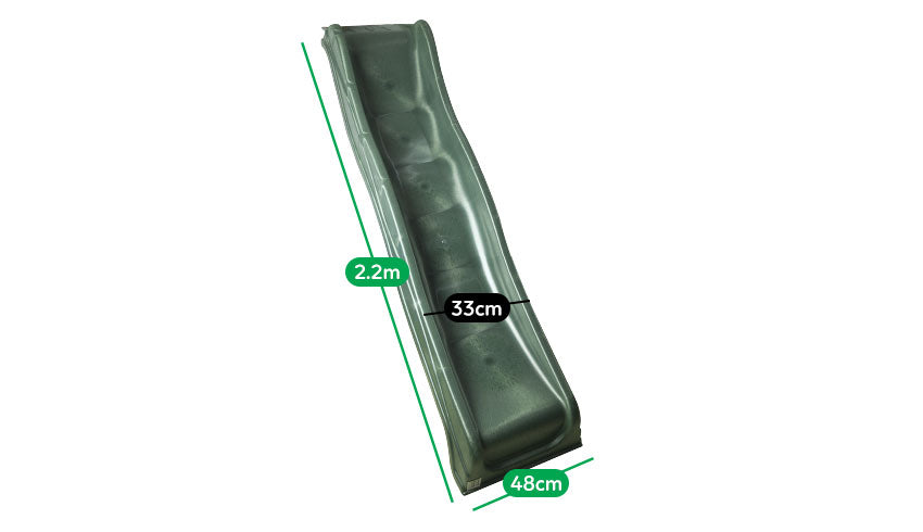 2.2m Slide - Green