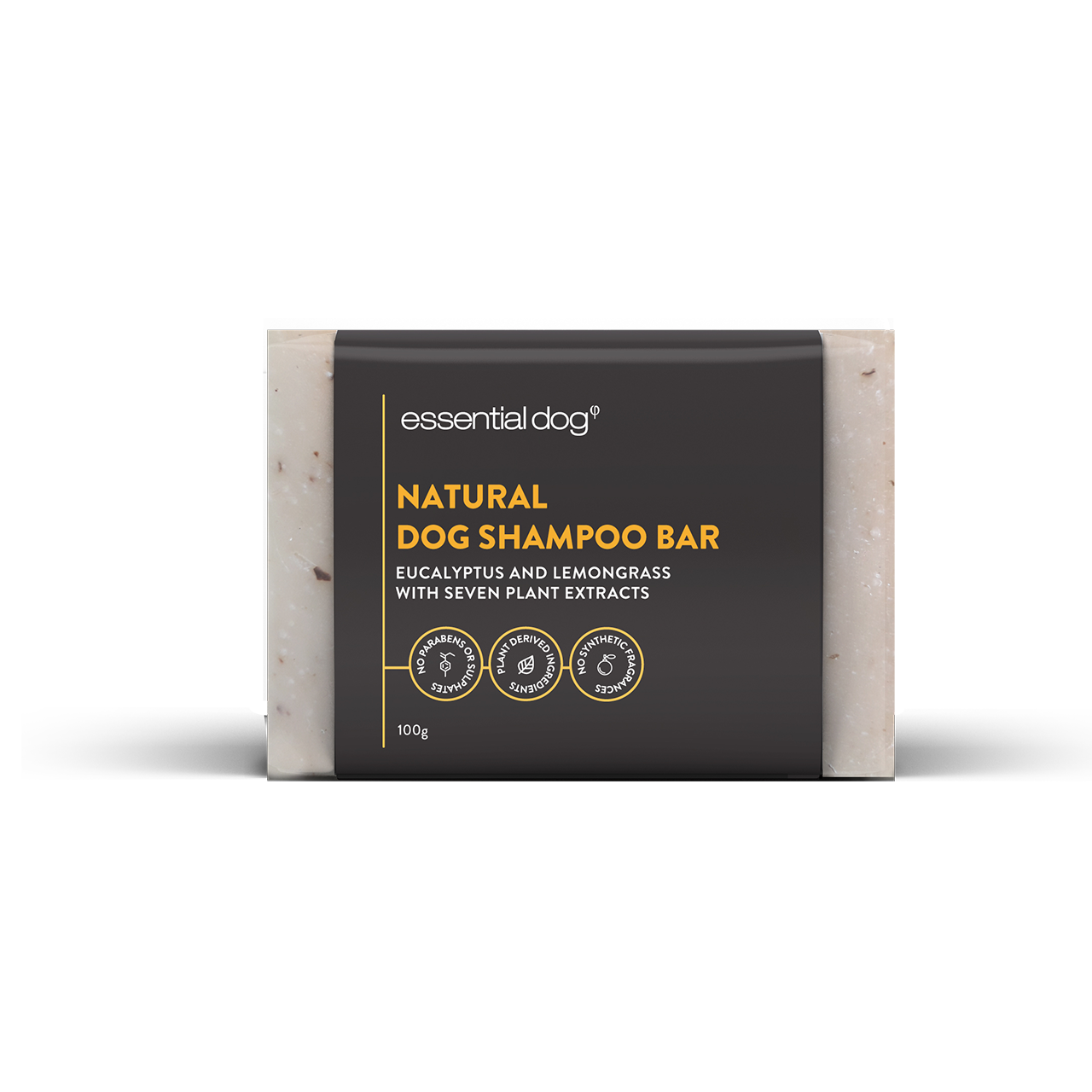 Essential Dog Shampoo Bar Eucalyptus, Neem & Lemongrass