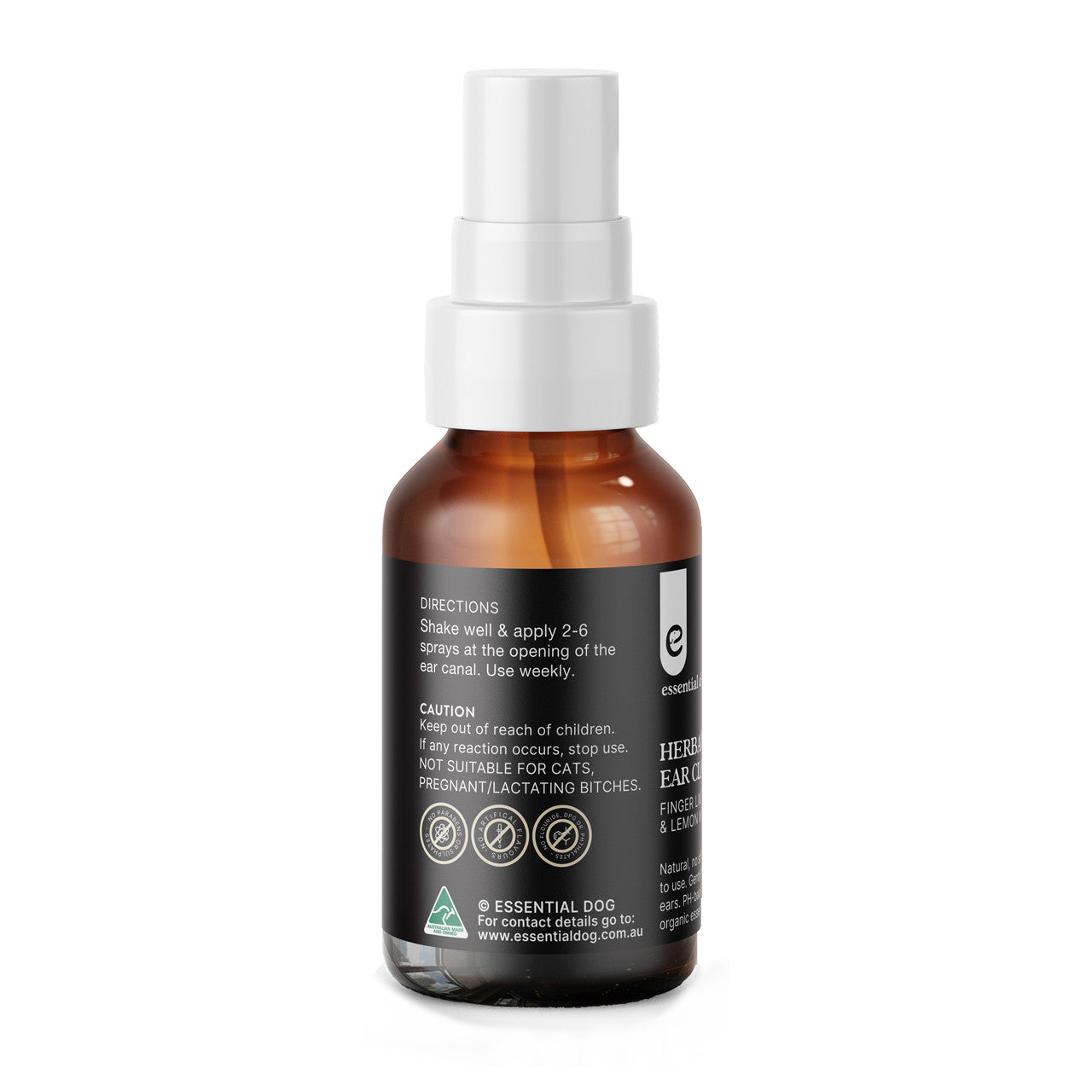 Herbal Plus Dog Ear Cleaner Witch Hazel, Aloe & Lemon Myrtle
