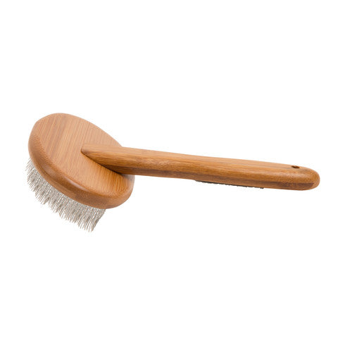 Natural Bamboo Slicker Brush: Cats & Dogs