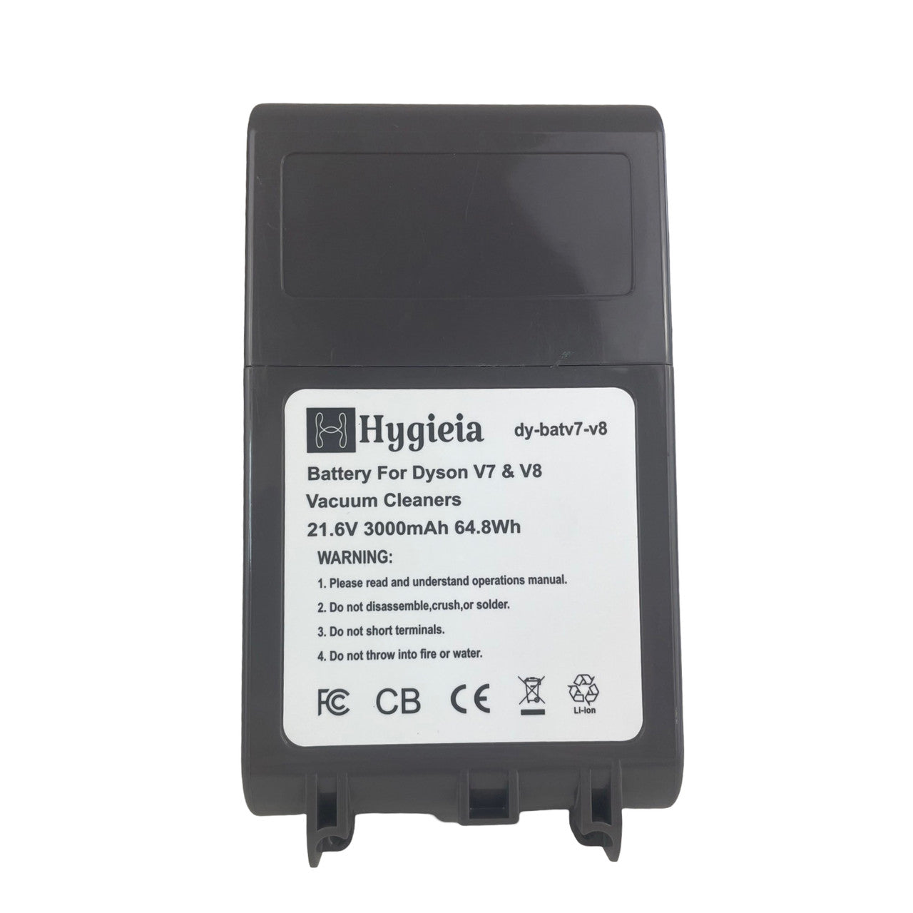 Hygieia Battery - Dual Fit  For ALL Style Dyson V7 & V8 SV10, SV11, SV25, SV37 Models