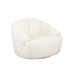 Arm Chair Beige Fabric 360 Degree Swivel
