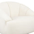 Arm Chair Beige Fabric 360 Degree Swivel