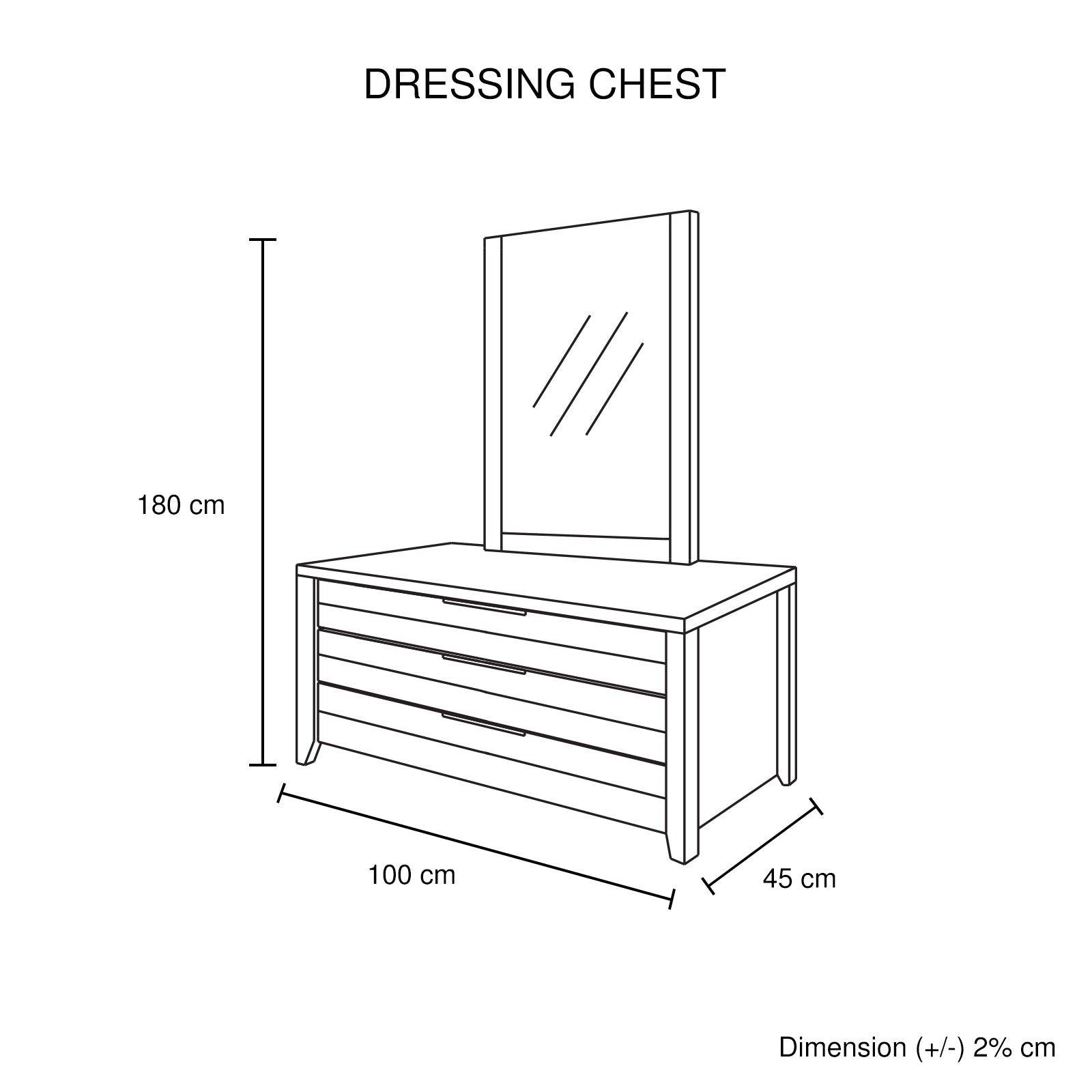 4 Pieces Bedroom Suite Natural Wood Like MDF Structure King Size Oak Colour Bed, Bedside Table & Dresser
