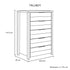 4 Pieces Bedroom Suite Natural Wood Like MDF Structure King Size Oak Colour Bed, Bedside Table & Tallboy