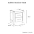 4 Pieces Bedroom Suite in Solid Wood Veneered Acacia Construction Timber Slat Queen Size Oak Colour Bed, Bedside Table & Dresser