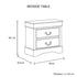 4 Pcs Bedroom Suite Solid MDF King White