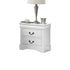 4 Pcs Bedroom Suite Solid MDF Queen White