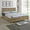 King Size Wooden Look MDF Bed Frame Oak Natural Cielo Platform Bed