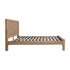 Bed Frame King Size in Solid Wood Veneered Acacia Bedroom Timber Slat in Oak