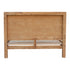 Bed Frame King Single Size in Solid Wood Veneered Acacia Bedroom Timber Slat in Oak