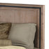 King Size Silver Brush Bed Frame in Acacia Wood Construction
