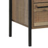 Bedside Table 2 drawers Night Stand Particle Board Construction in Oak Colour