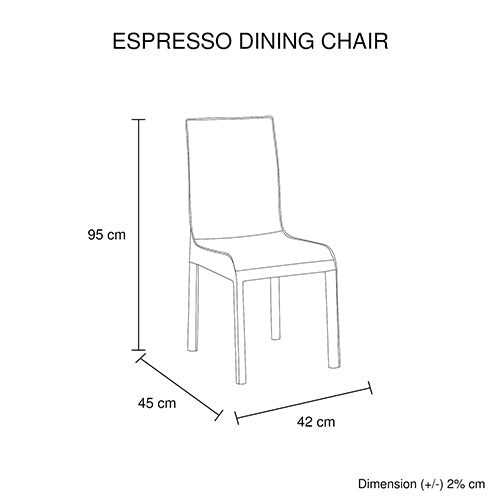 2x Steel Frame White Leatherette Medium High Backrest Dining Chairs with Wooden legs