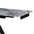 Sintered Stone Top Sturdy Feet Powder Coating Dining Table