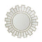 Wall Mirror MDF Silver Clear Image Lightweight MRR-02