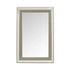 Wall Mirror MDF Silver Mirror Matching Fabric Rectangular Shape MRR-03