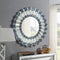 MRR-05 Smokey Silver and Grey Wall Mirror, MDF Frame, 80cm x 80cm Square