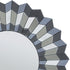 MRR-05 Smokey Silver and Grey Wall Mirror, MDF Frame, 80cm x 80cm Square