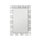 Wall Mirror MDF Silver Mirror Clear Image Rectangular Shape MRR-08