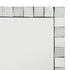 Wall Mirror MDF Silver Mirror Clear Image Rectangular Shape MRR-08